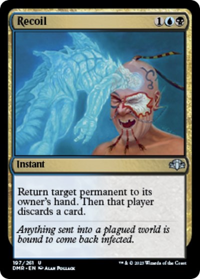 Recoil (DMR) #197 Uncommon (Lightly Played) Dominaria Remastered Magic: The Gathering: 2023