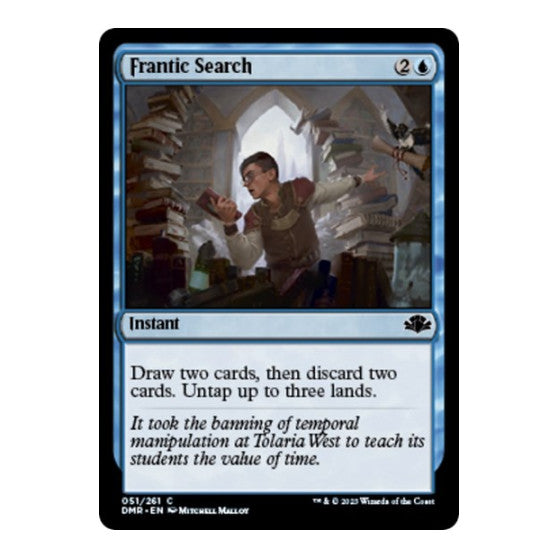 Frantic Search (DMR) #51 Common (Lightly Played) Dominaria Remastered Magic: The Gathering: 2023