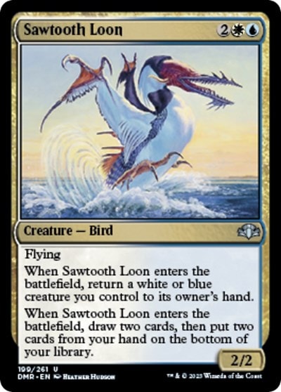 Sawtooth Loon (DMR) #199 Uncommon (Lightly Played) Dominaria Remastered Magic: The Gathering: 2023