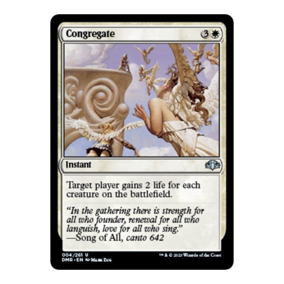 Congregate (DMR) #4 Uncommon (Lightly Played) Dominaria Remastered Magic: The Gathering: 2023