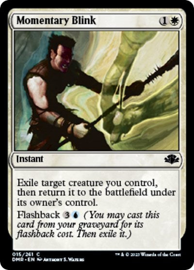 Momentary Blink (DMR) #15 Common (Lightly Played) Dominaria Remastered Magic: The Gathering: 2023