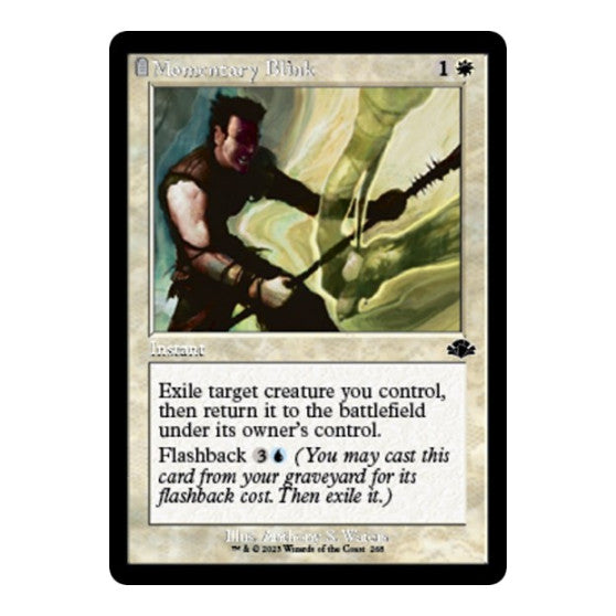 Momentary Blink Retro Frame (DMR) #268 Common (Lightly Played) Dominaria Remastered Magic: The Gathering: 2023