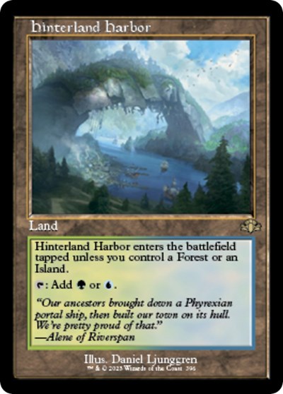 Hinterland Harbor Retro Frame (DMR) #396 Rare (Lightly Played) Dominaria Remastered Magic: The Gathering: 2023