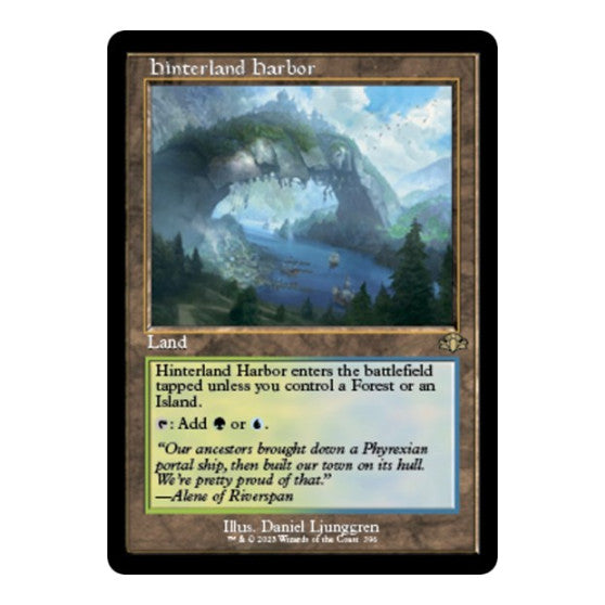 Hinterland Harbor Retro Frame (DMR) #396 Rare (Lightly Played) Dominaria Remastered Magic: The Gathering: 2023