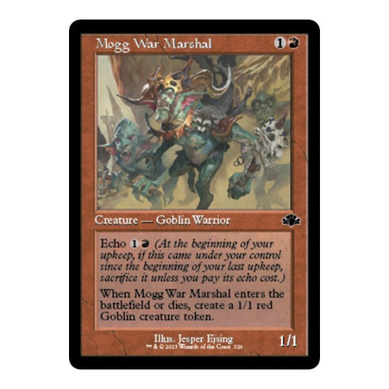Mogg War Marshal Retro Frame (DMR) #326 Common (Lightly Played) Dominaria Remastered Magic: The Gathering: 2023
