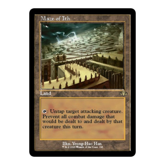 Maze of Ith Retro Frame (DMR) #398 Rare (Lightly Played) Dominaria Remastered Magic: The Gathering: 2023