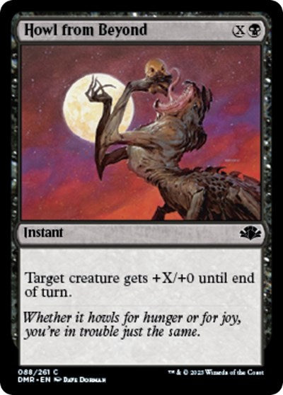Howl from Beyond (DMR) #88 Common (Lightly Played) Dominaria Remastered Magic: 2023