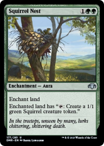 Squirrel Nest (DMR) #177 Uncommon (Lightly Played) Dominaria Remastered Magic: The Gathering: 2023
