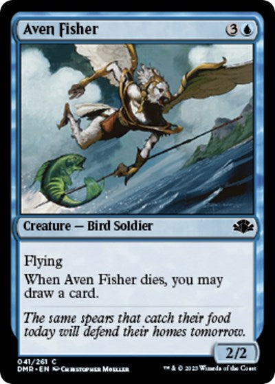 Aven Fisher (DMR) #41 Common (Lightly Played) Dominaria Remastered Magic: The Gathering: 2023