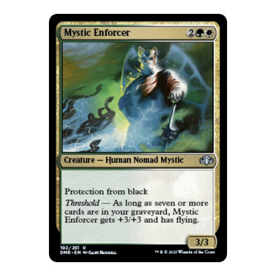 Mystic Enforcer (DMR) #192 Uncommon (Lightly Played) Dominaria Remastered Magic: The Gathering: 2023