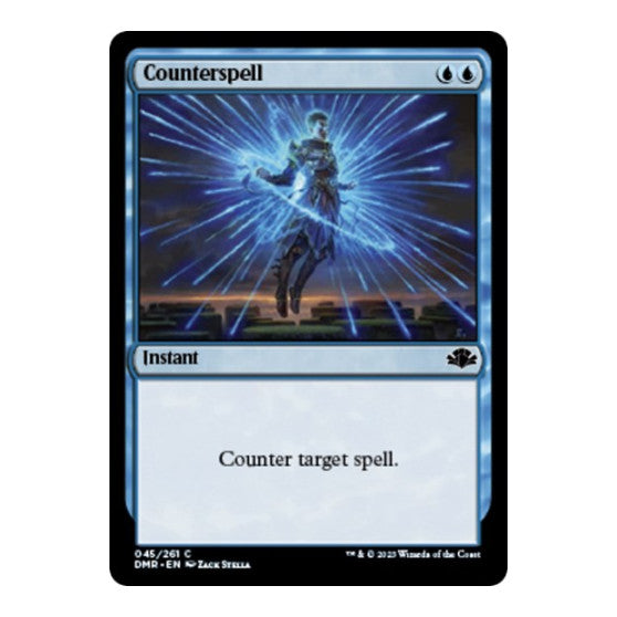 Counterspell (DMR) #45 Common (Damaged) Dominaria Remastered Magic: The Gathering: 2023