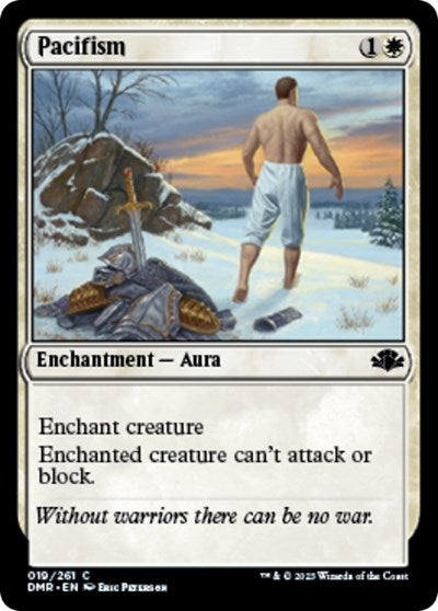 Pacifism (DMR) #19 Common (Foil Lightly Played) Dominaria Remastered Magic: 2023