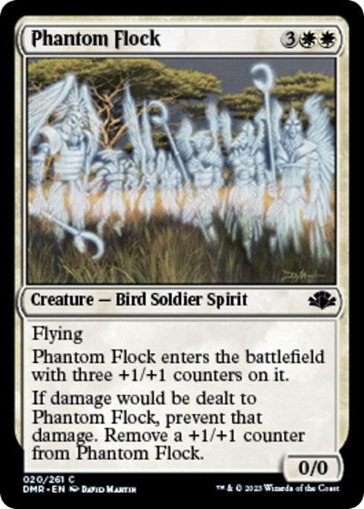 Phantom Flock (DMR) #20 Common Dominaria Remastered Magic: The Gathering: 2023