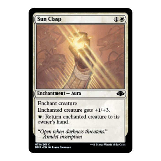 Sun Clasp (DMR) #30 Common (Lightly Played) Dominaria Remastered Magic: The Gathering: 2023