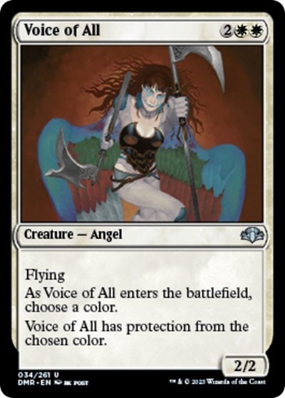Voice of All (DMR) #34 Uncommon (Lightly Played) Dominaria Remastered Magic: The Gathering: 2023