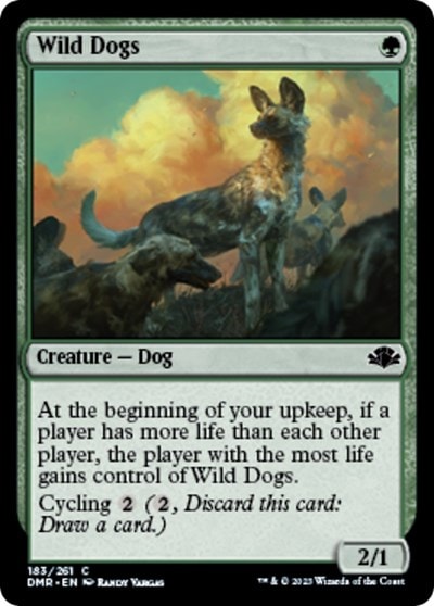 Wild Dogs (DMR) #183 Common (Lightly Played) Dominaria Remastered Magic: The Gathering: 2023