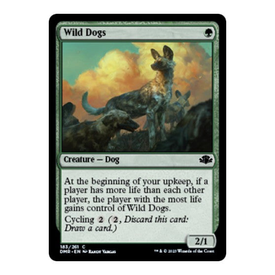 Wild Dogs (DMR) #183 Common (Lightly Played) Dominaria Remastered Magic: The Gathering: 2023