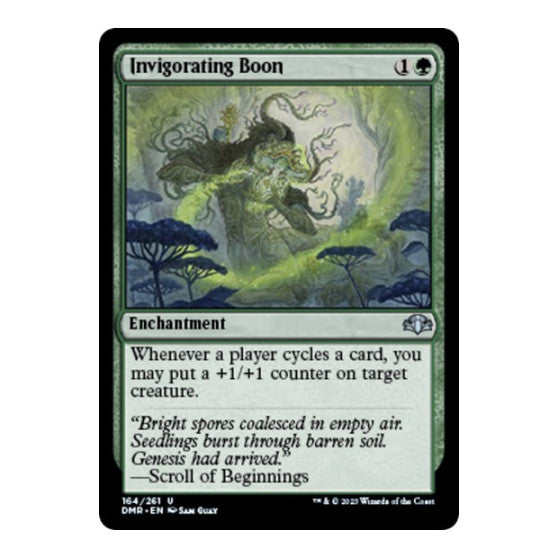 Invigorating Boon (DMR) #164 Uncommon (Lightly Played) Dominaria Remastered Magic: The Gathering: 2023