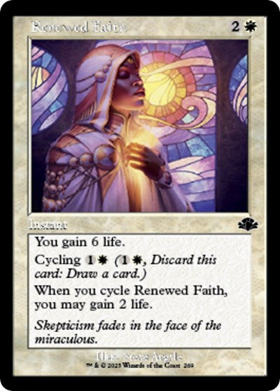 Renewed Faith Retro Frame (DMR) #269 Common Dominaria Remastered Magic: The Gathering: 2023