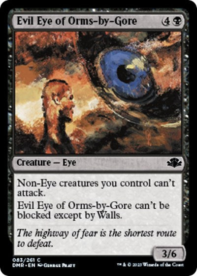 Evil Eye of Orms by Gore (DMR) #83 Common (Foil Lightly Played) Dominaria Remastered Magic: The Gathering: 2023