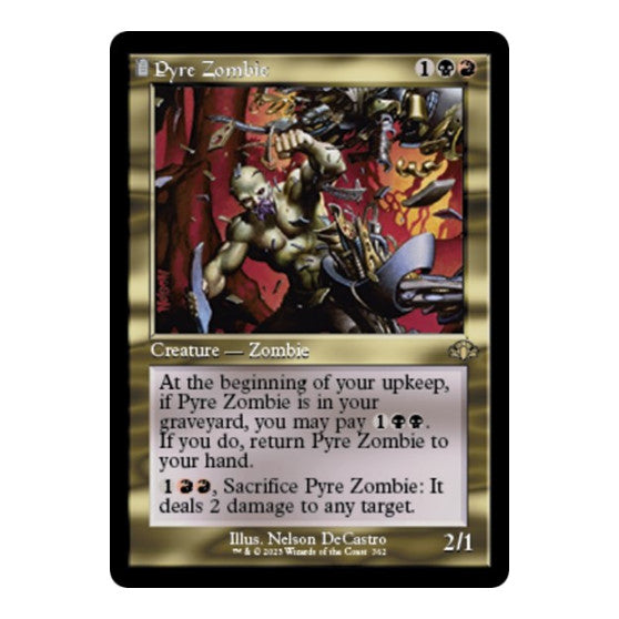 Pyre Zombie Retro Frame (DMR) #362 Rare (Foil Lightly Played) Dominaria Remastered Magic: The Gathering: 2023