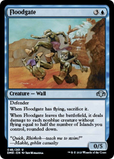 Floodgate (DMR) #49 Uncommon (Lightly Played) Dominaria Remastered Magic: The Gathering: 2023