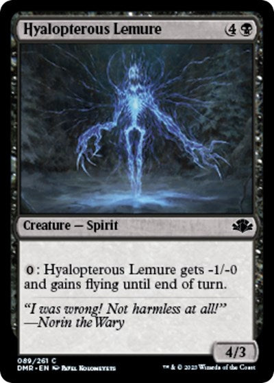 Hyalopterous Lemure (DMR) #89 Common (Foil Lightly Played) Dominaria Remastered Magic: The Gathering: 2023