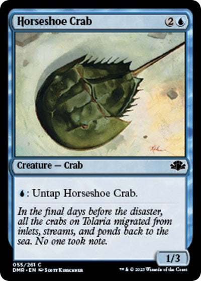 Horseshoe Crab (DMR) #55 Common (Lightly Played) Dominaria Remastered Magic: 2023