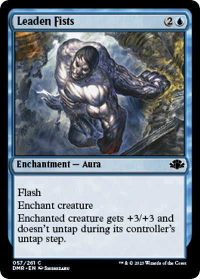 Leaden Fists (DMR) #57 Common (Lightly Played) Dominaria Remastered Magic: The Gathering: 2023