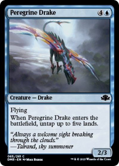Peregrine Drake (DMR) #65 Common (Lightly Played) Dominaria Remastered Magic: The Gathering: 2023