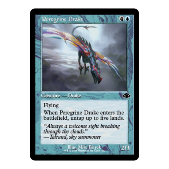 Peregrine Drake Retro Frame (DMR) #292 Common (Lightly Played) Dominaria Remastered Magic: The Gathering: 2023