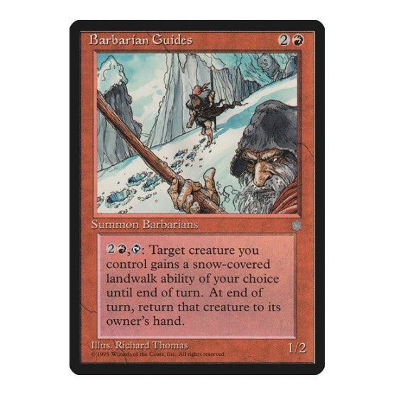Barbarian Guides (ICE) #174 Common (Lightly Played) Ice Age Magic: The Gathering: 1995