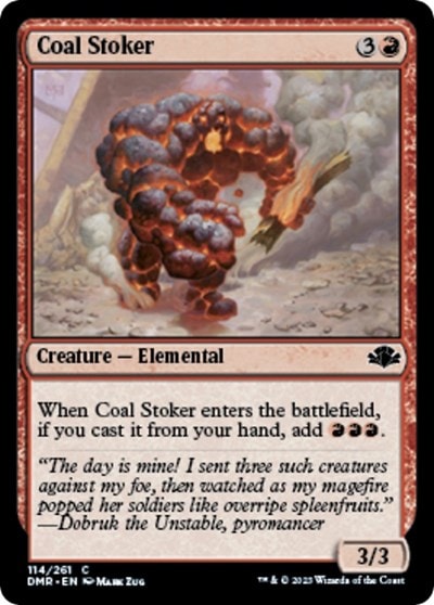 Coal Stoker (DMR) #114 Common Dominaria Remastered Magic: The Gathering: 2023