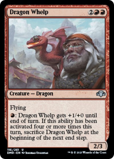 Dragon Whelp (DMR) #116 Uncommon (Lightly Played) Dominaria Remastered Magic: The Gathering: 2023