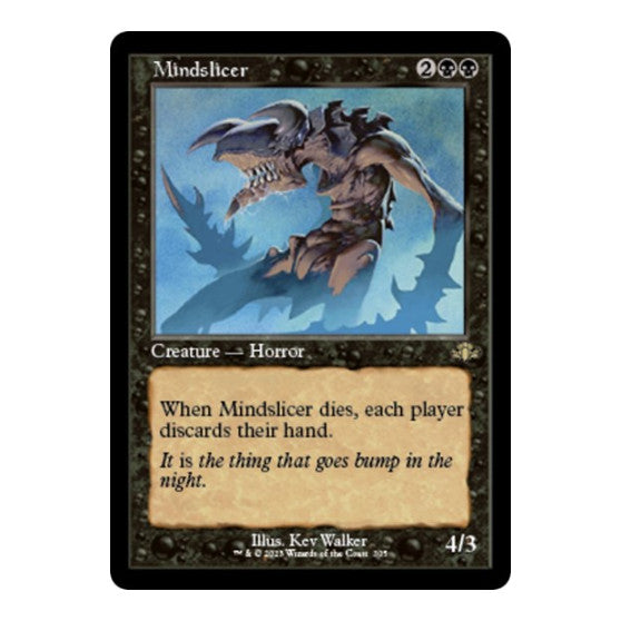 Mindslicer Retro Frame (DMR) #305 Rare (Lightly Played) Dominaria Remastered Magic: The Gathering: 2023