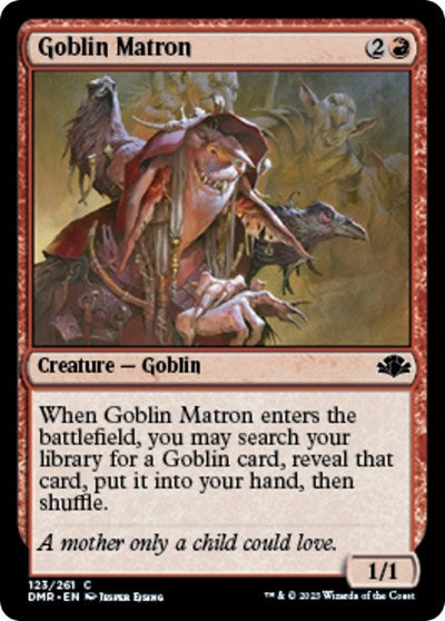 Goblin Matron (DMR) #123 Common (Lightly Played) Dominaria Remastered Magic: The Gathering: 2023