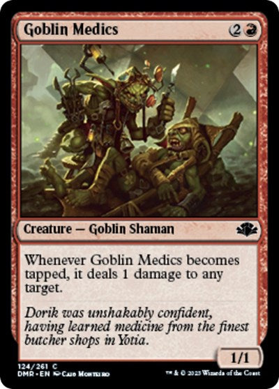 Goblin Medics (DMR) #124 Common (Lightly Played) Dominaria Remastered Magic: The Gathering: 2023