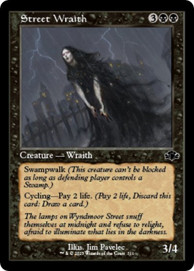 Street Wraith Retro Frame (DMR) #311 Common (Lightly Played) Dominaria Remastered Magic: 2023