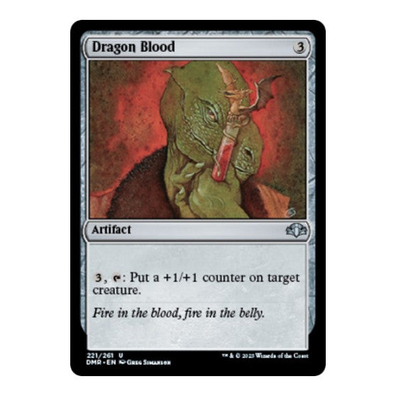 Dragon Blood (DMR) #221 Uncommon (Lightly Played) Dominaria Remastered Magic: The Gathering: 2023