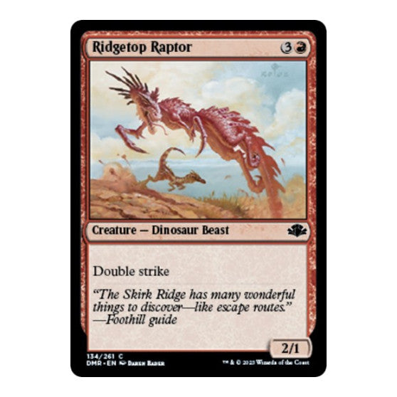 Ridgetop Raptor (DMR) #134 Common (Lightly Played) Dominaria Remastered Magic: The Gathering: 2023