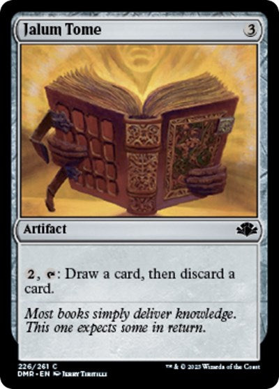 Jalum Tome (DMR) #226 Common (Lightly Played) Dominaria Remastered Magic: The Gathering: 2023