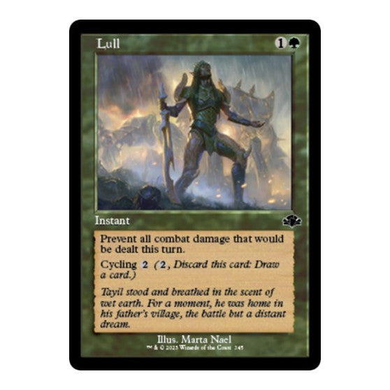 Lull Retro Frame (DMR) #345 Common (Lightly Played) Dominaria Remastered Magic: The Gathering: 2023