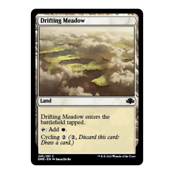 Drifting Meadow (DMR) #245 Common (Lightly Played) Dominaria Remastered Magic: The Gathering: 2023