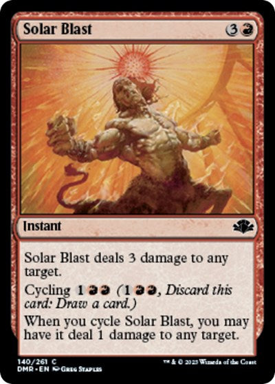 Solar Blast (DMR) #140 Common (Lightly Played) Dominaria Remastered Magic: 2023