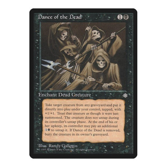 Dance of the Dead (ICE) #6 Uncommon (Moderately Played) Ice Age Magic: The Gathering: 1995