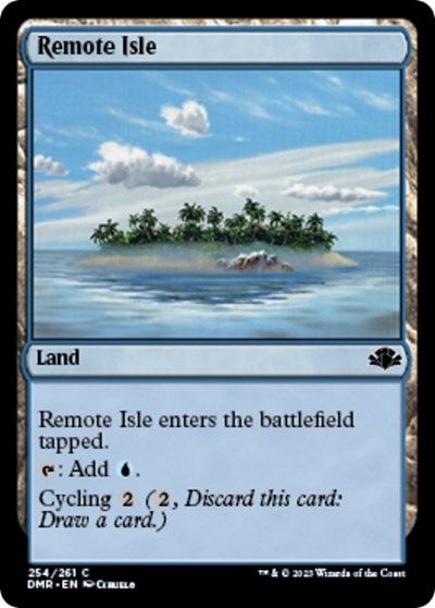 Remote Isle (DMR) #254 Common (Lightly Played) Dominaria Remastered Magic: The Gathering: 2023