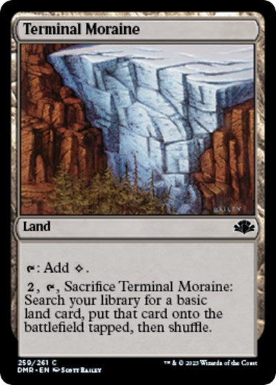 Terminal Moraine (DMR) #259 Common Dominaria Remastered Magic: The Gathering: 2023