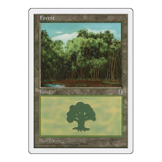 Forest (178) (PTK) #178 Land (Heavily Played) Portal Three Kingdoms Magic: The Gathering: 1999