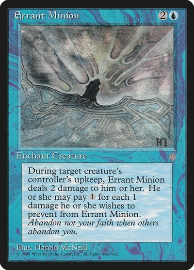 Errant Minion (ICE) #68 Common (Moderately Played) Ice Age Magic: The Gathering: 1995