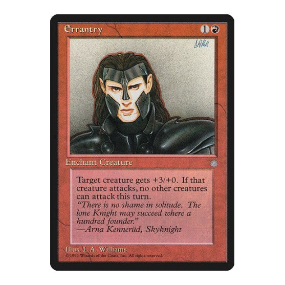 Errantry (ICE) #183 Common (Lightly Played) Ice Age Magic: The Gathering: 1995